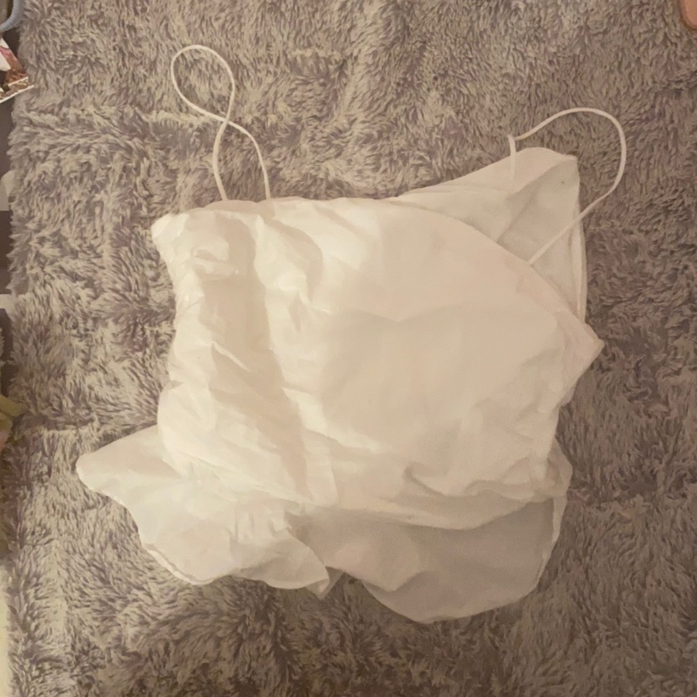 Nasty Gal White Tank Top